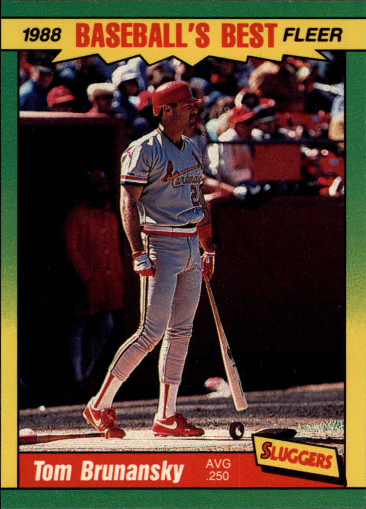 1988 Fleer Sluggers/Pitchers Baseball Cards    004      Tom Brunansky